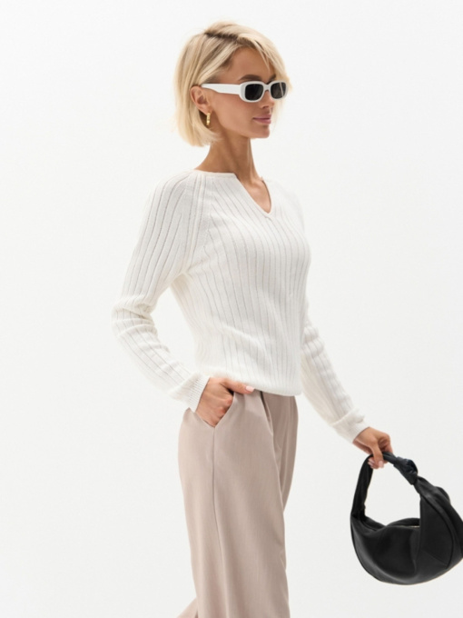 Джемпер TrikoBakh модель 2941-molochnij Фото