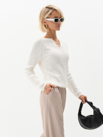 Джемпер TrikoBakh модель 2941-molochnij Фото