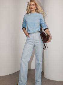 Брюки TrikoBakh модель 3092-nebesnij Фото