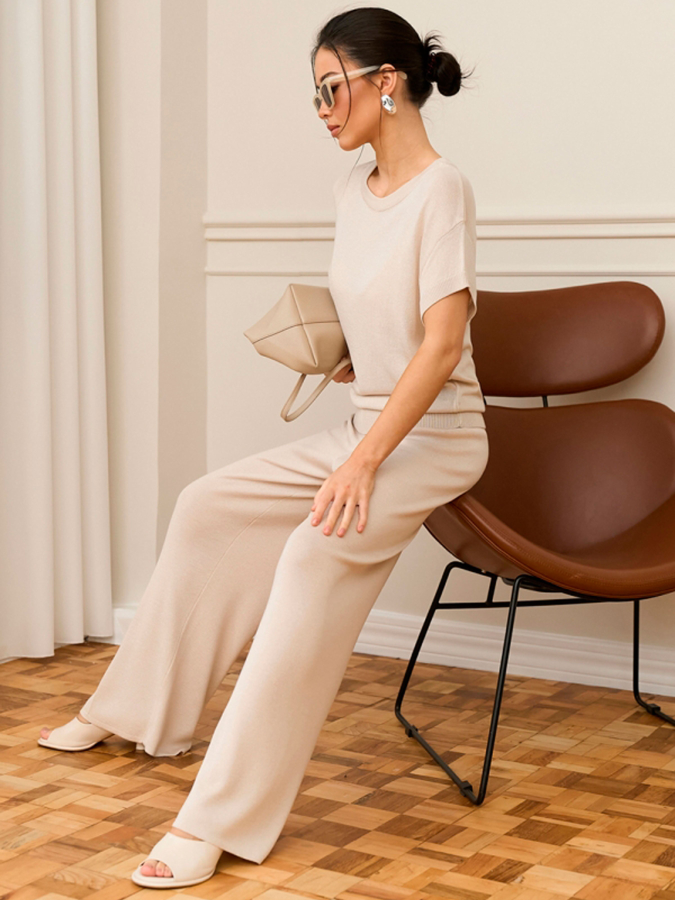 Повсякденні штани TrikoBakh модель 2934-perlamutr Повсякденні штани TrikoBakh модель 2934-perlamutr Фото