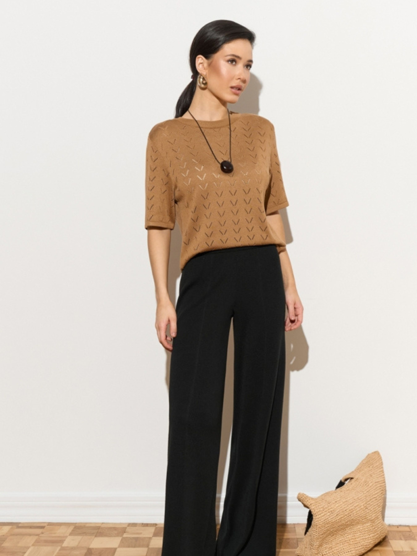 Брюки TrikoBakh модель 2934-chornij Фото