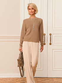 Свитры и кардиганы TrikoBakh модель 2945-svtlo-kavovij Фото