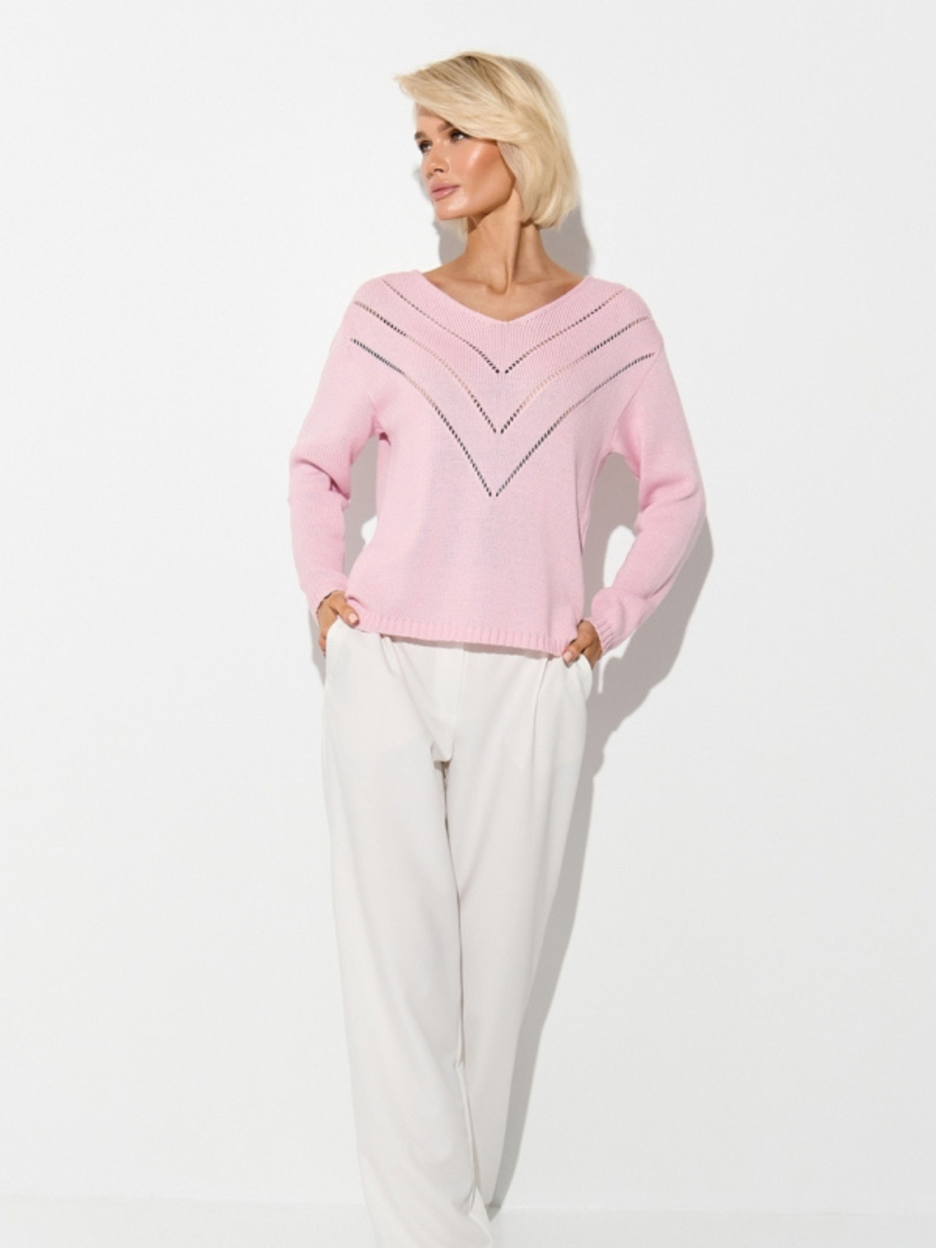 Свитры и кардиганы TrikoBakh модель 2943-bldo-rozhevij Фото