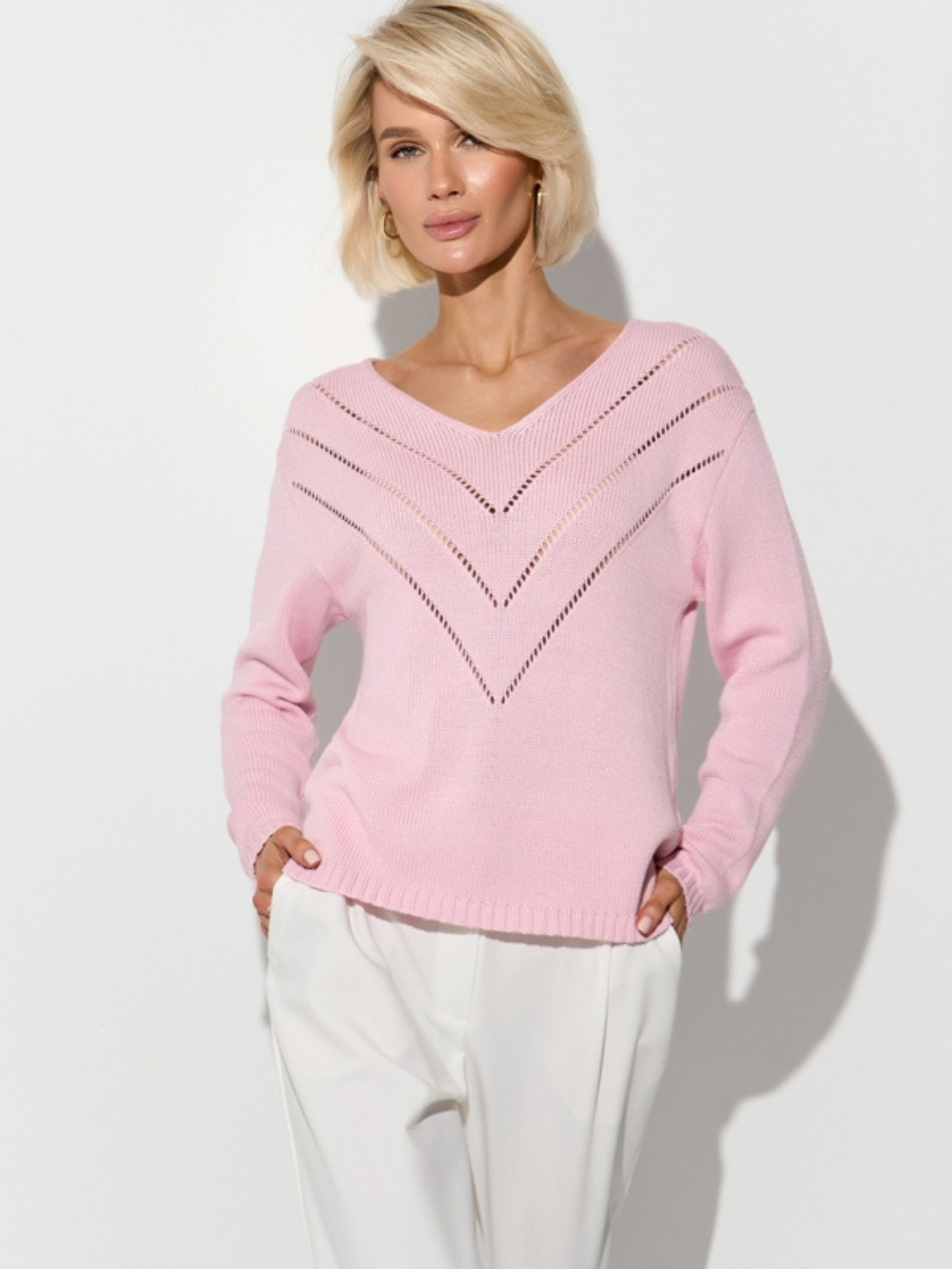 Свитры и кардиганы TrikoBakh модель 2943-bldo-rozhevij Фото