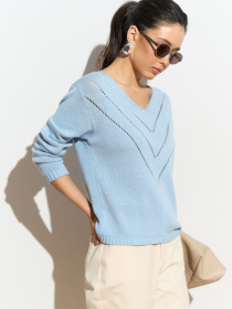 Свитры и кардиганы TrikoBakh модель 2943-blakitnij Фото