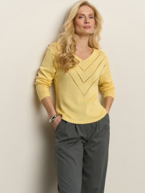 Свитры и кардиганы TrikoBakh модель 2943-limonnij Фото