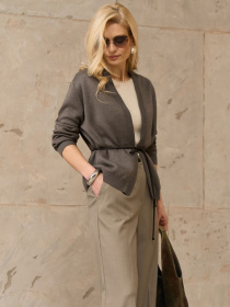 Свитры и кардиганы TrikoBakh модель 2925-temnij-taup Фото