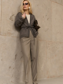 Свитры и кардиганы TrikoBakh модель 2925-temnij-taup Фото