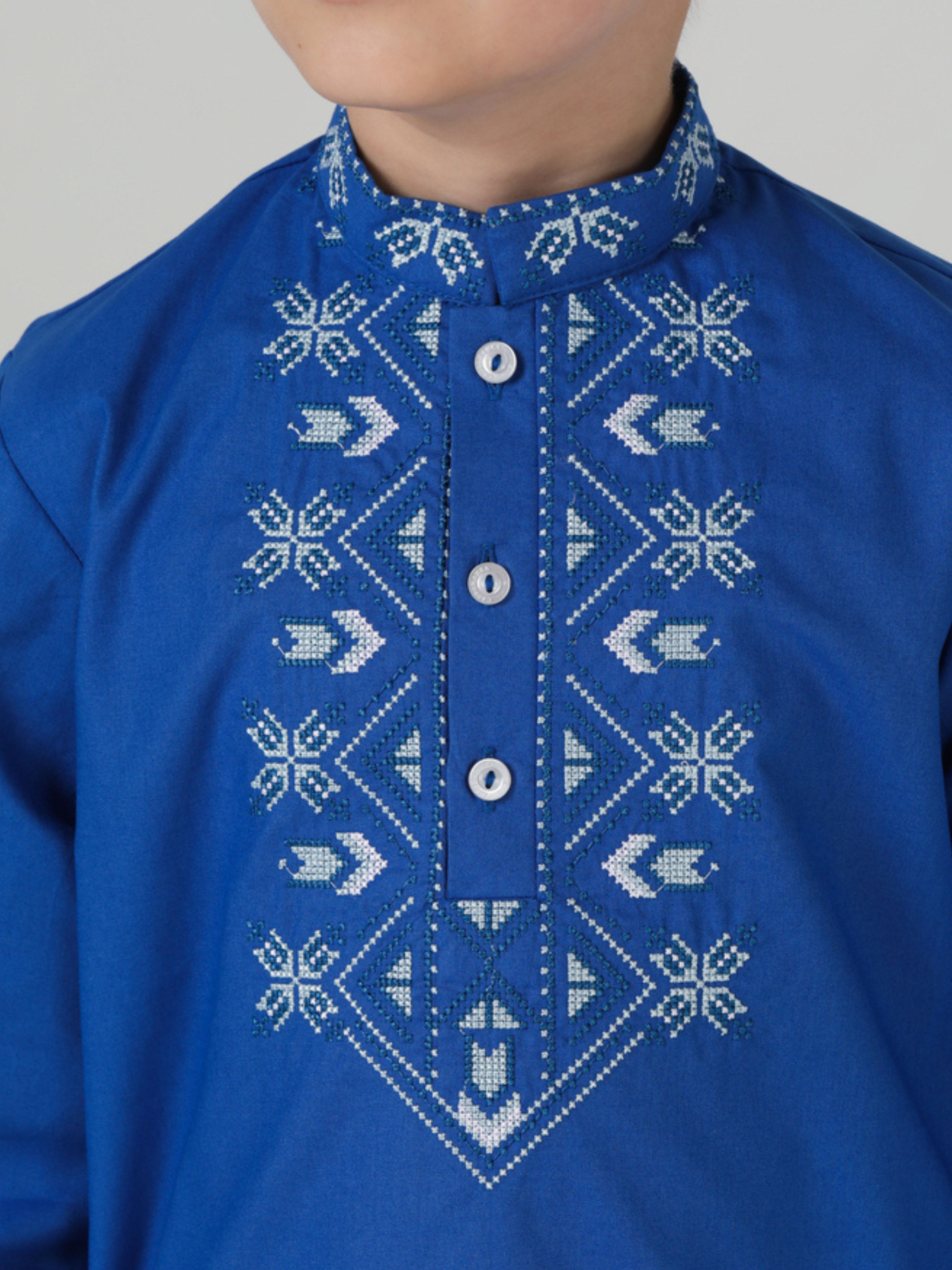 Вышиванки Folk Moda модель fm3112-sinj Фото