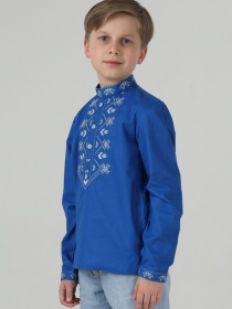 Вышиванки Folk Moda модель fm3112-sinj Фото