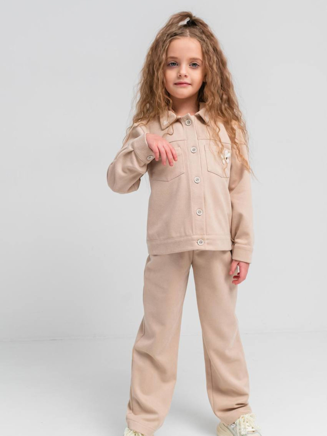 Костюмы Denchik модель dn-8580-bezhevij Фото