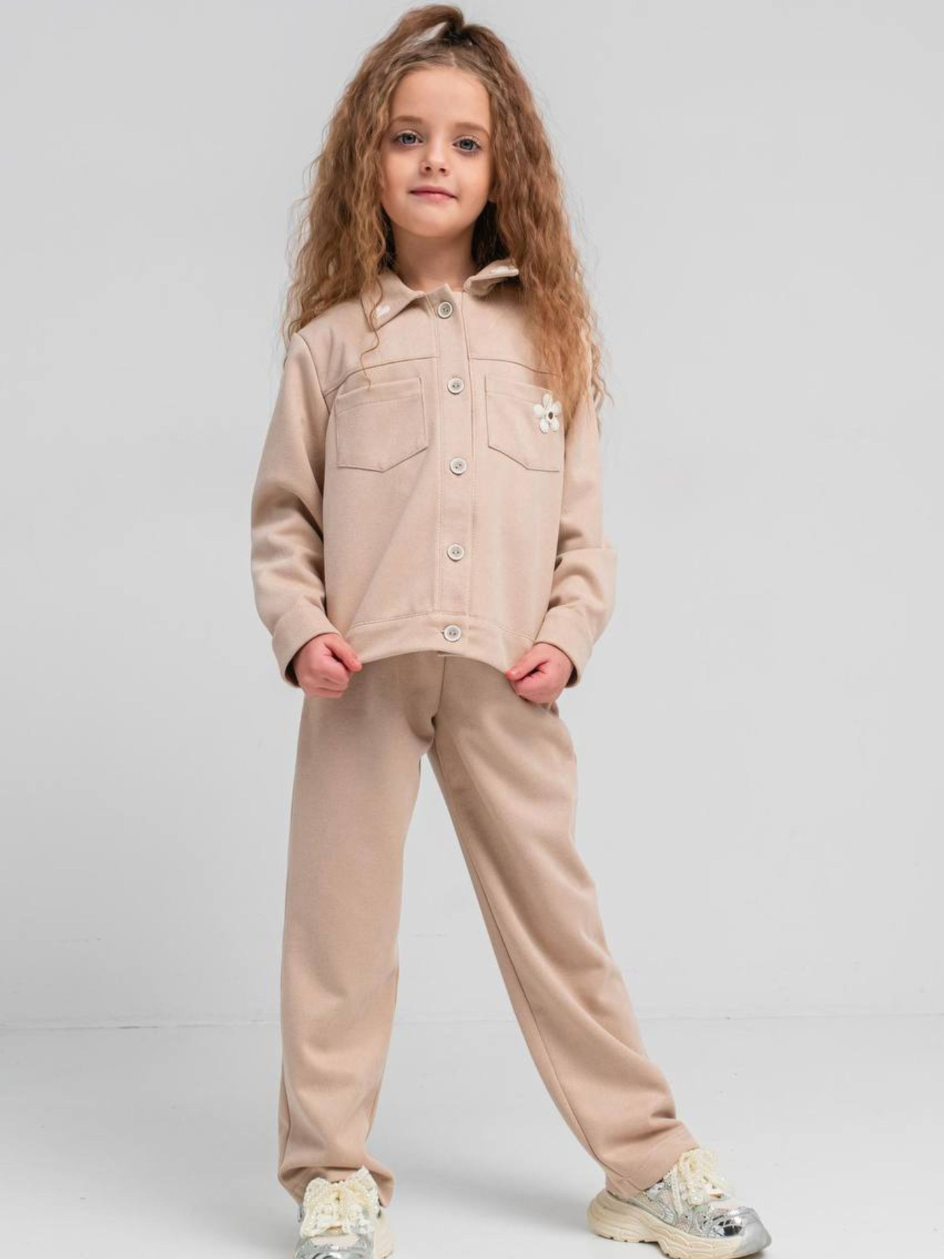 Костюмы Denchik модель dn-8580-bezhevij Фото