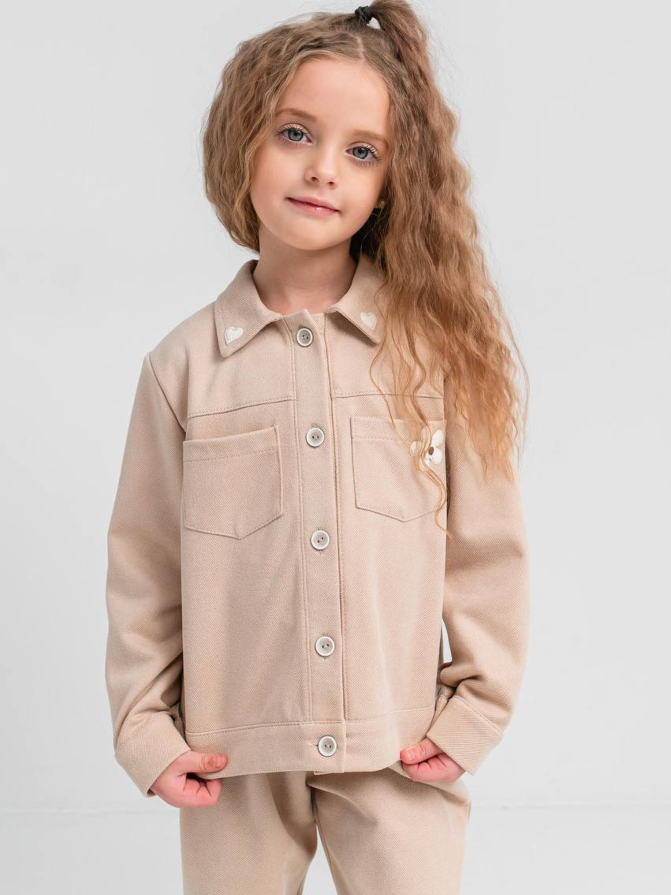 Костюмы Denchik модель dn-8580-bezhevij Фото