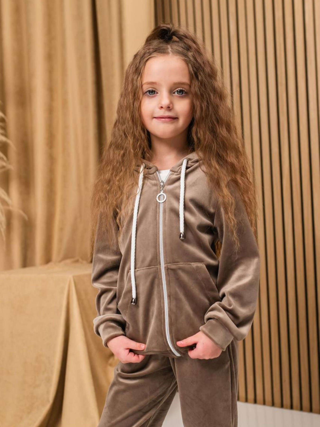 Повсякденний костюм Denchik модель dn-8579-kapuchino Повсякденний костюм Denchik модель dn-8579-kapuchino Фото