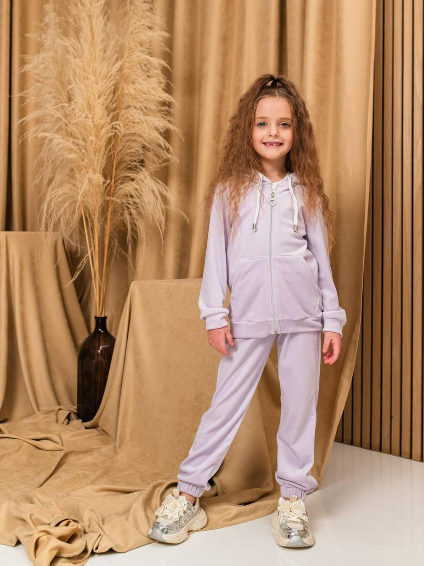 Повсякденний костюм Denchik модель dn-8579-svtlo-lavandovij Фото