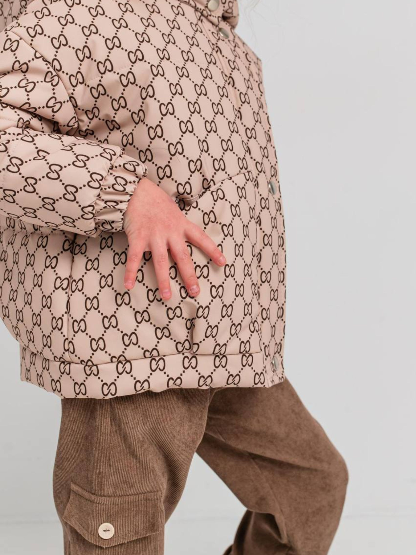 Куртки та дублянки Denchik модель dn-8471-1-bezhevij Фото