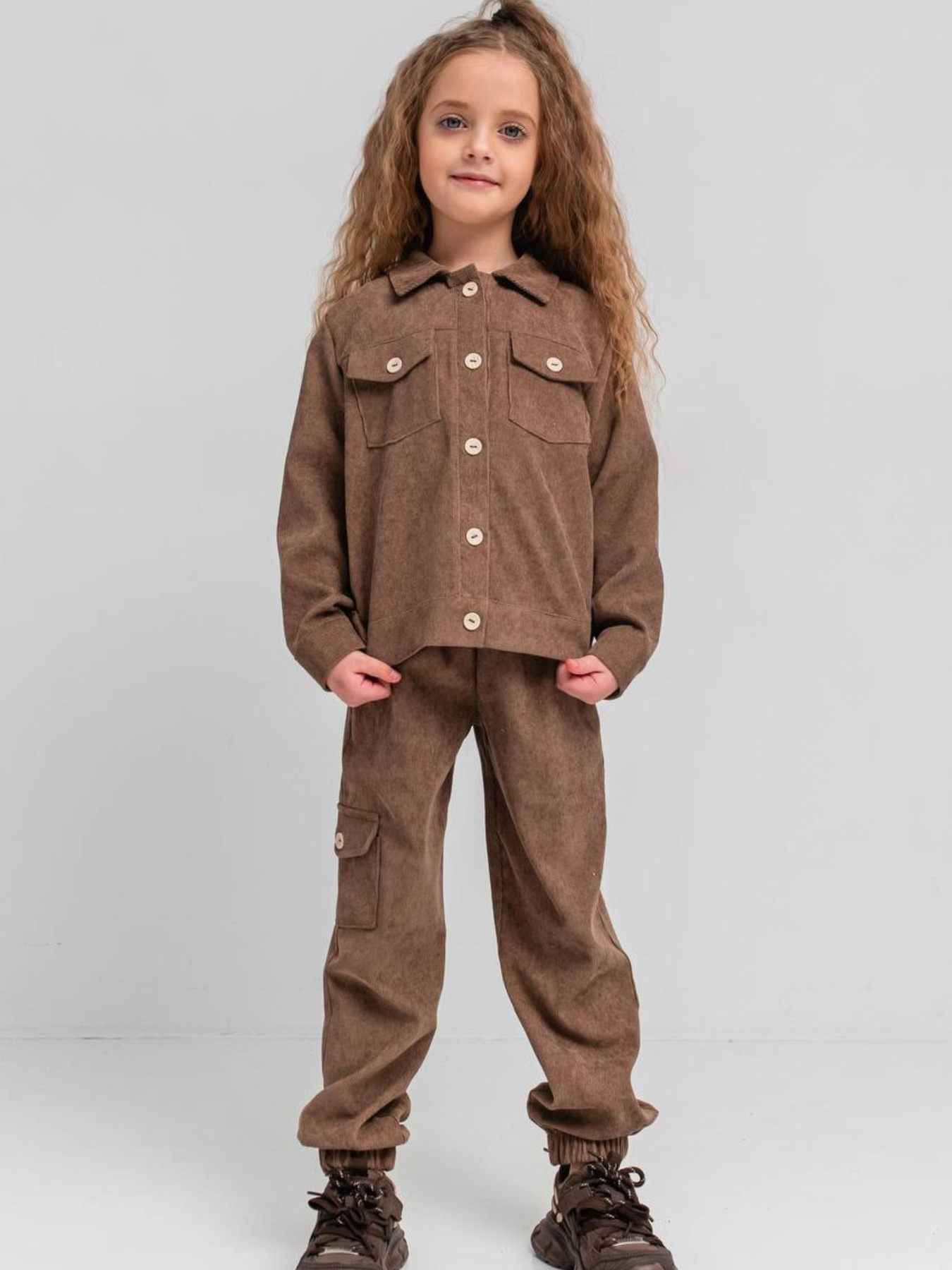 Повсякденний костюм Denchik модель dn-8582-kapuchino Фото