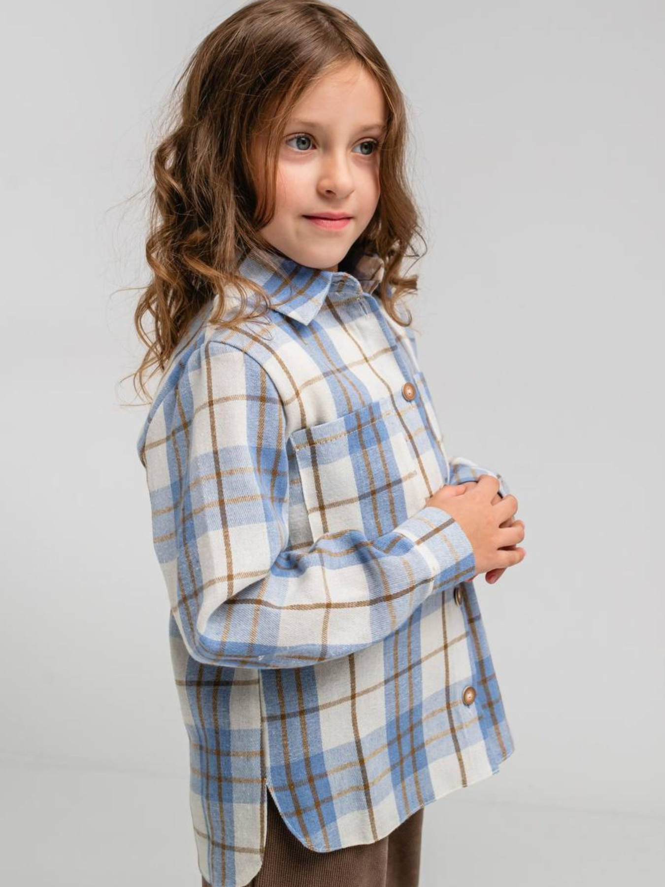 Сорочки Denchik модель dn-8578-1-blakitnij Фото