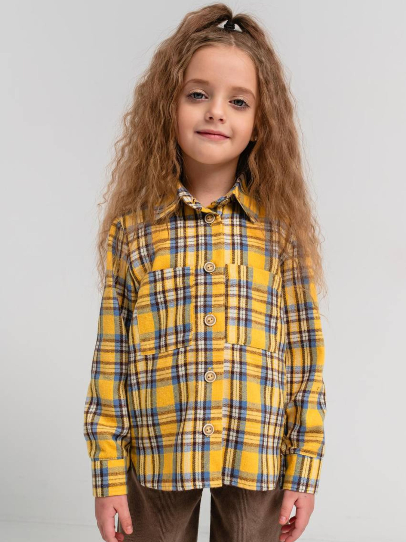 Рубашки Denchik модель dn-8578-1-zhovtij Фото