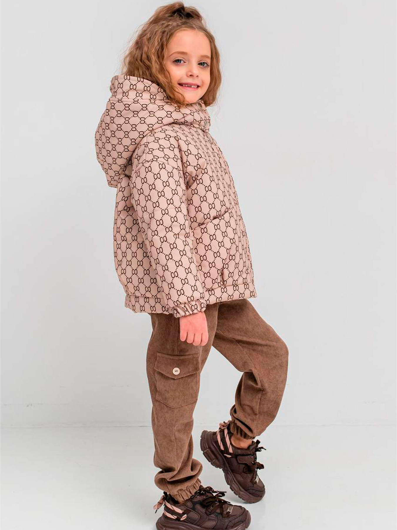 Дитяча демісезонна куртка для дівчинки "Ліза", Бежевий Denchik (dn-8471) модель dn-8471-bezhevj Дитяча демісезонна куртка для дівчинки "Ліза", Бежевий Denchik (dn-8471) модель dn-8471-bezhevj Фото