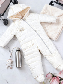 Комбінезони Denchik модель dn-8469-molochnij Фото