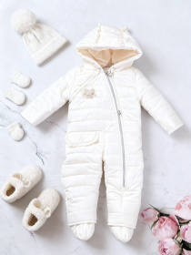 Комбінезони Denchik модель dn-8469-molochnij Фото