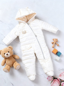 Комбінезони Denchik модель dn-8469-molochnij Фото