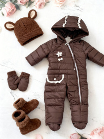 Комбінезони Denchik модель dn-8469-shokolad Фото