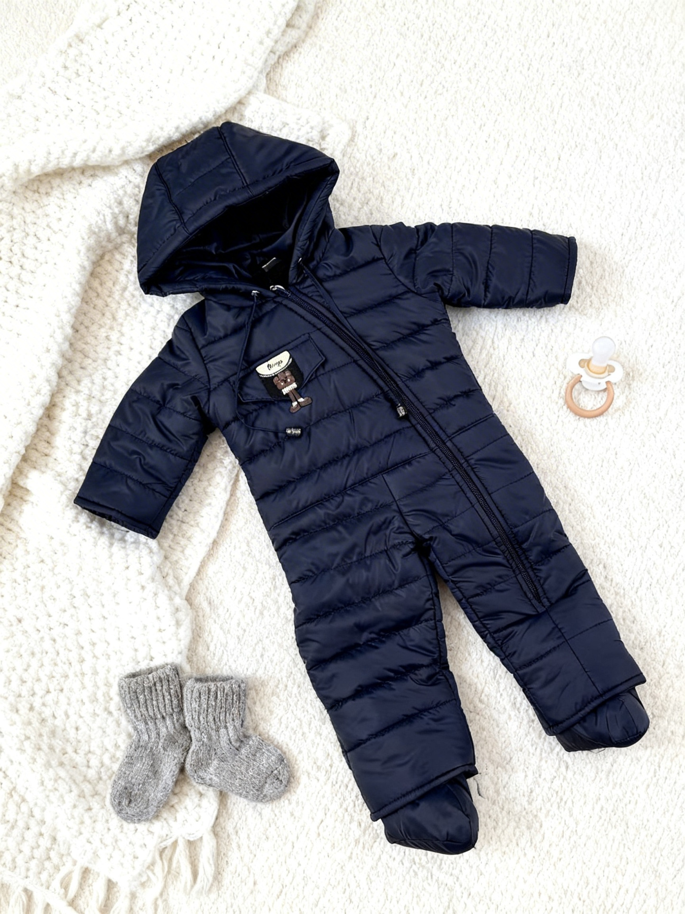 Комбінезони Denchik модель dn-8467-sinj Фото