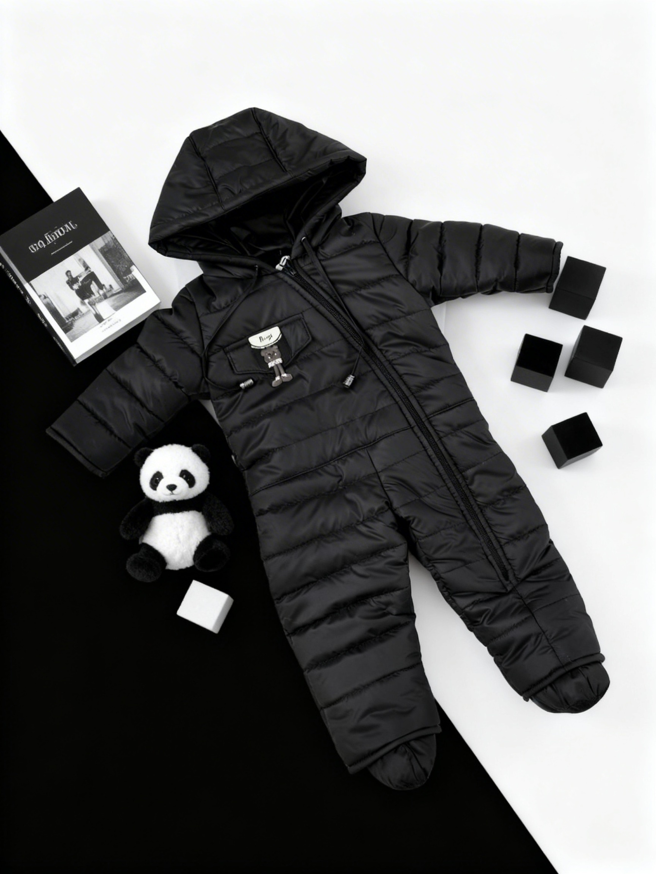 Комбинезоны Denchik модель dn-8467-chornij Фото