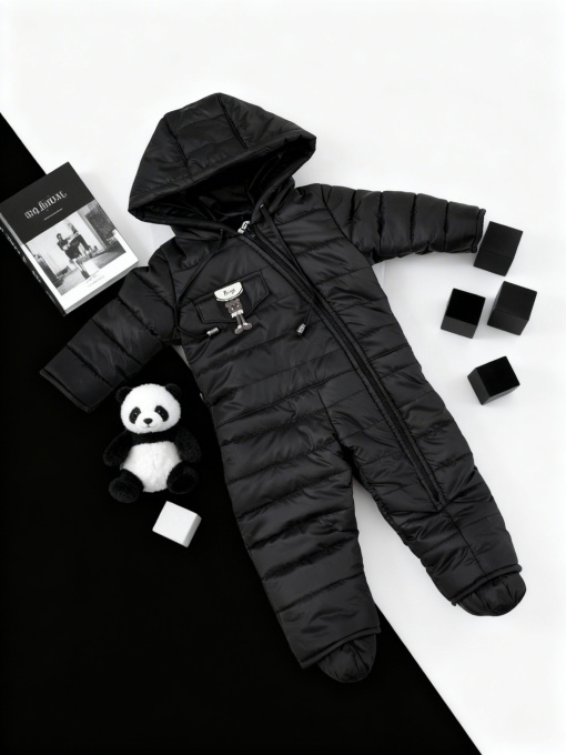 Комбинезоны Denchik модель dn-8467-chornij Фото