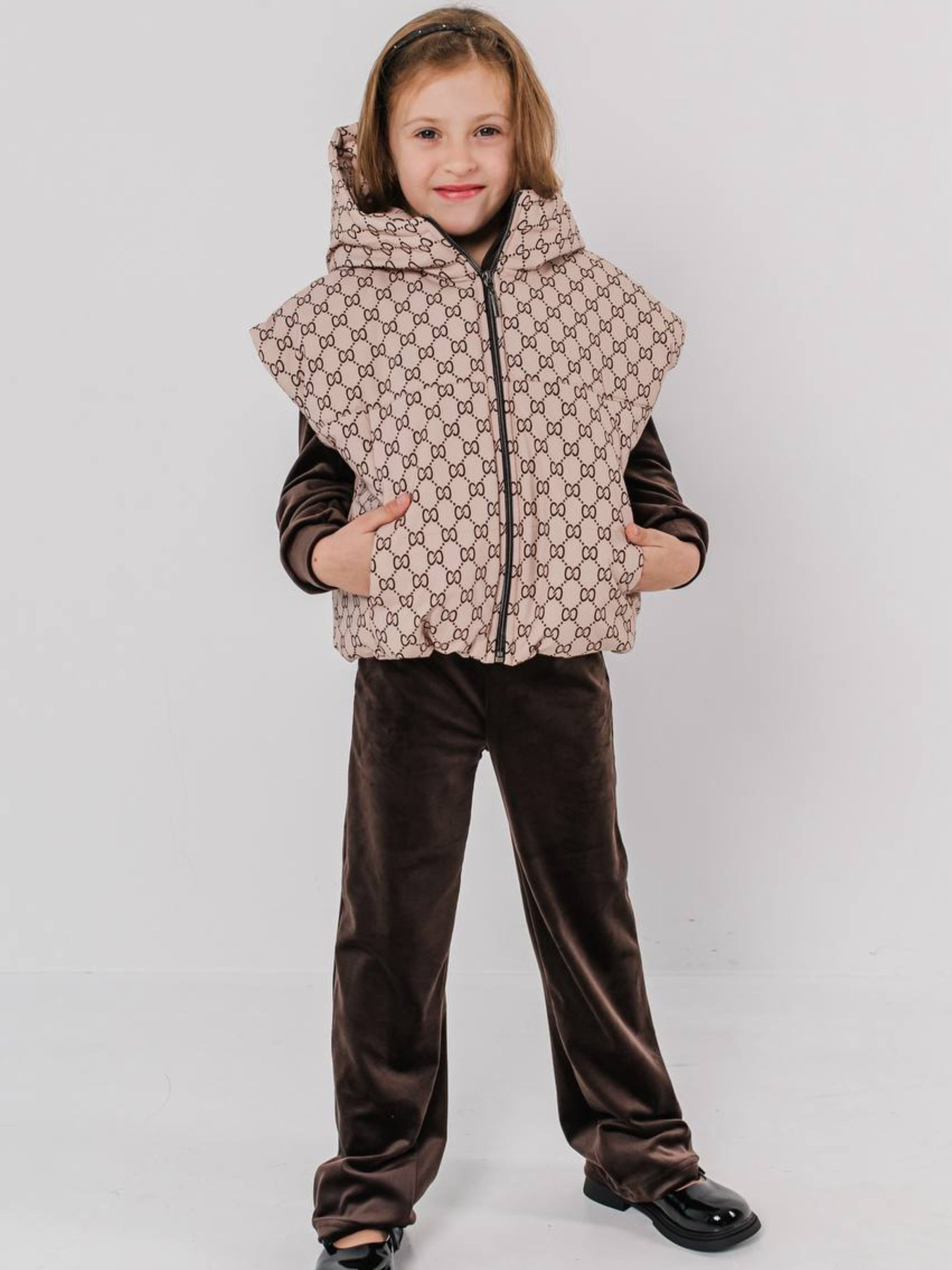 Куртки та дублянки Denchik модель dn-8468-bezhevj Фото