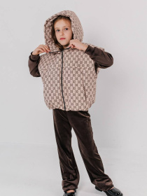 Куртки та дублянки Denchik модель dn-8468-bezhevj Фото