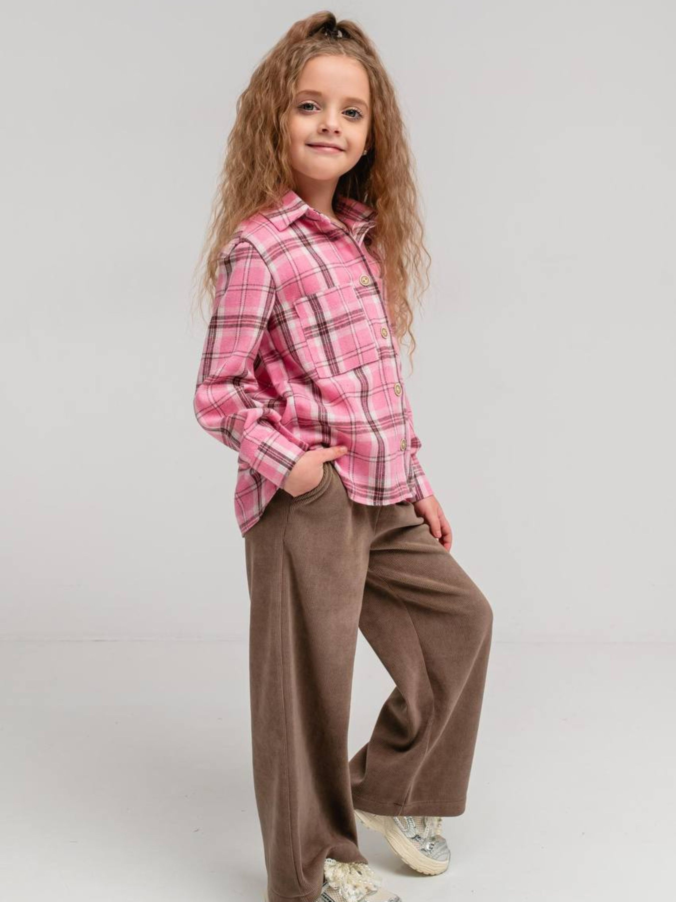 Сорочки Denchik модель dn-8578-pudrovij Фото