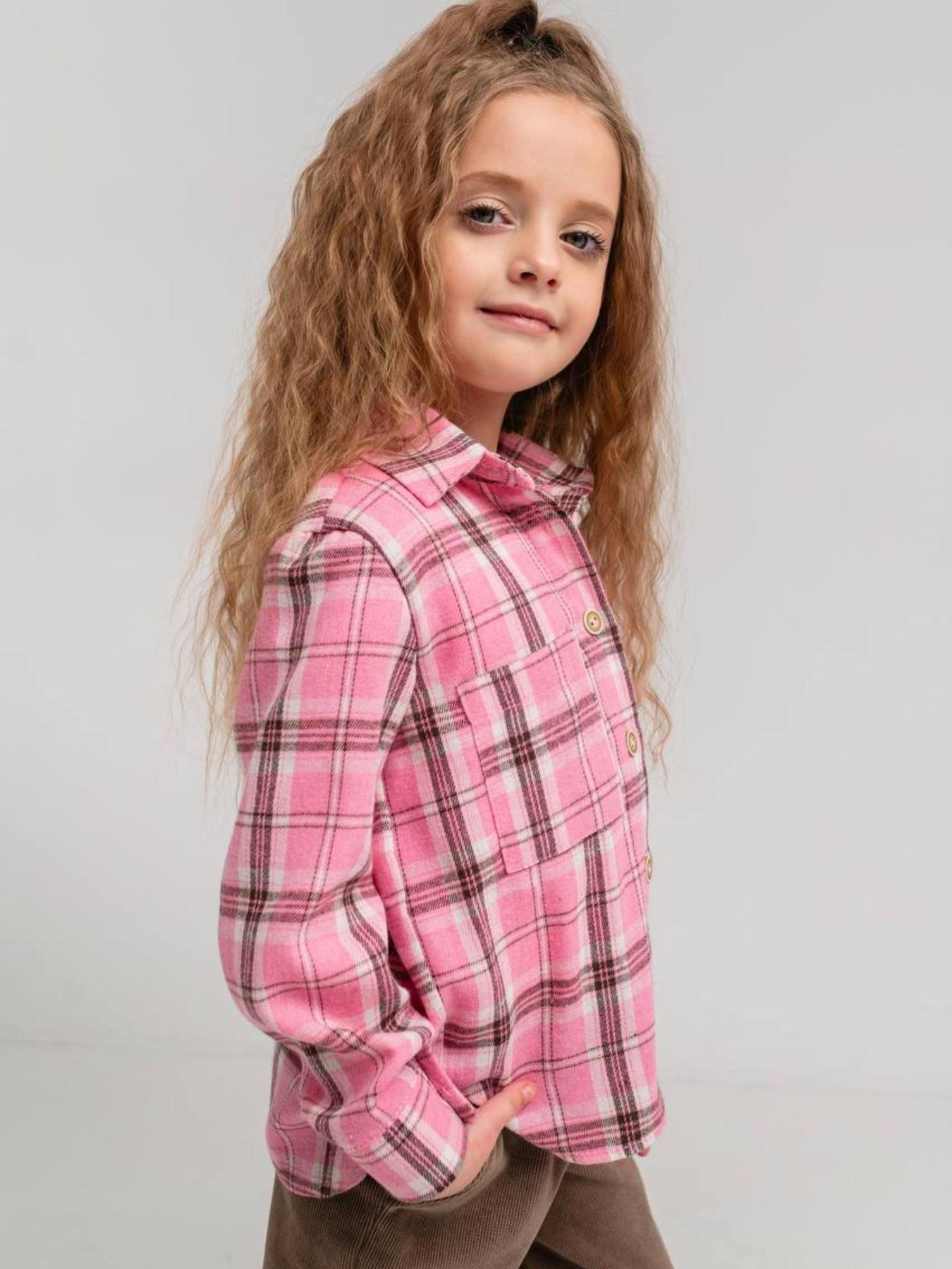 Сорочки Denchik модель dn-8578-pudrovij Фото