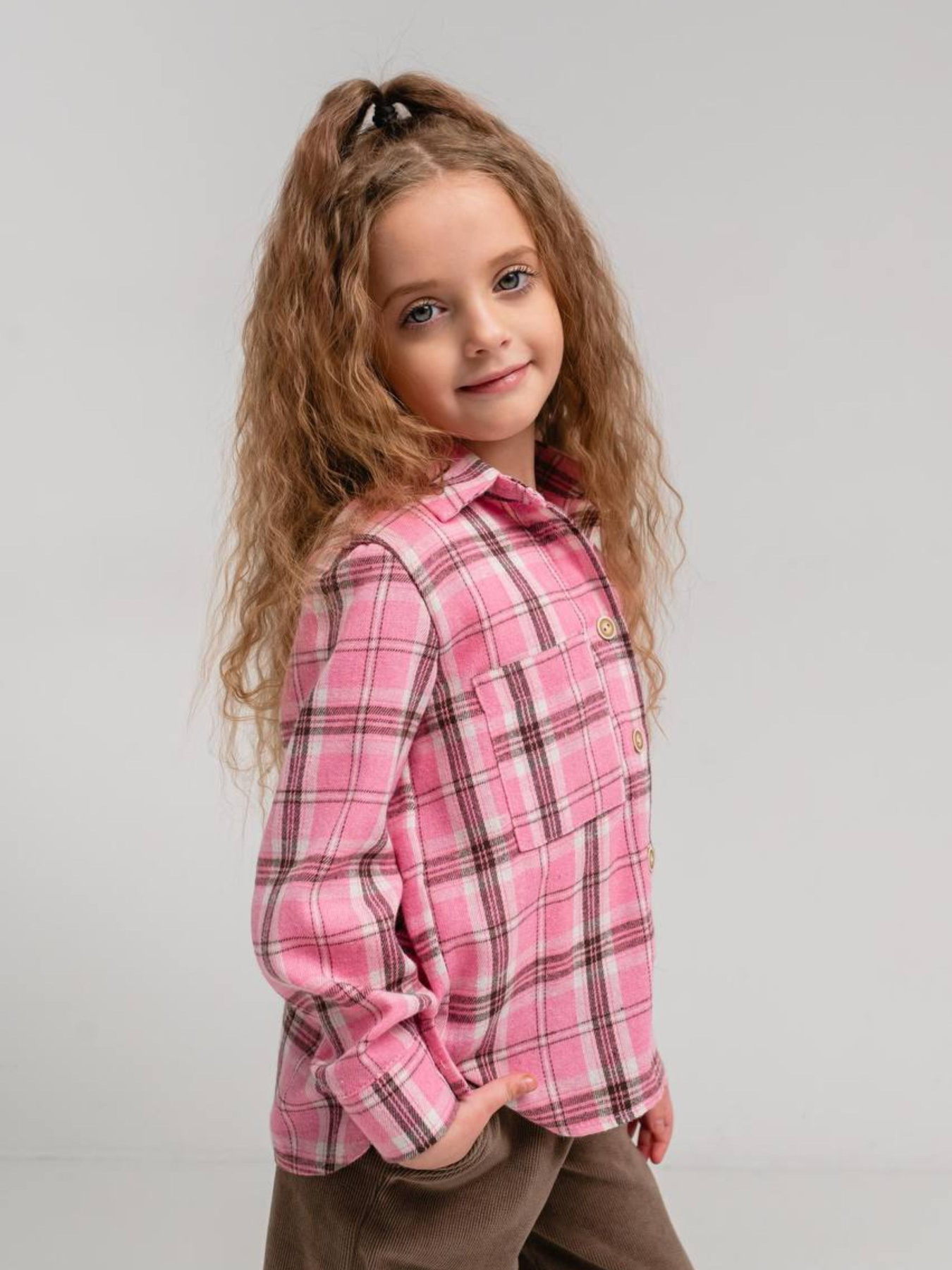 Сорочки Denchik модель dn-8578-pudrovij Фото