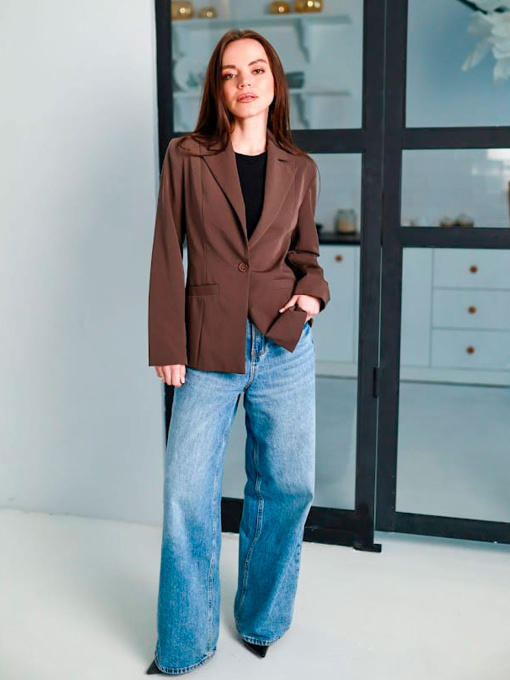 Піджаки LadyLike модель ll168000014-korichnevij Фото