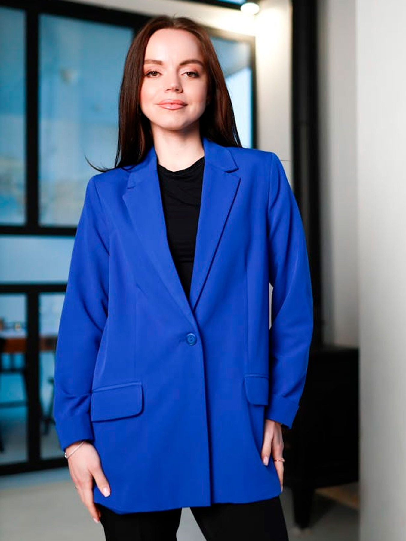 Пиджаки LadyLike модель ll228720067-elektrik Фото