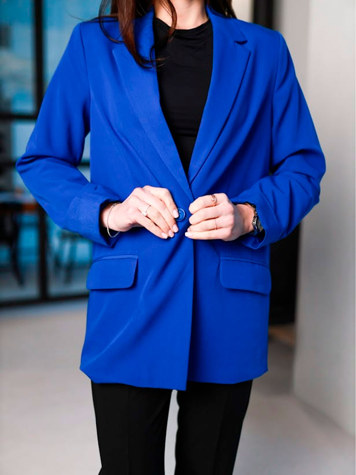 Пиджаки LadyLike модель ll228720067-elektrik Фото