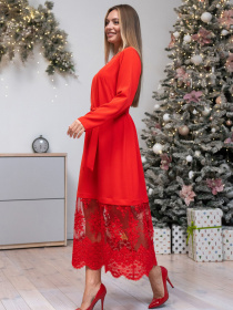 Платья RiMari модель 2025-chervonij Фото