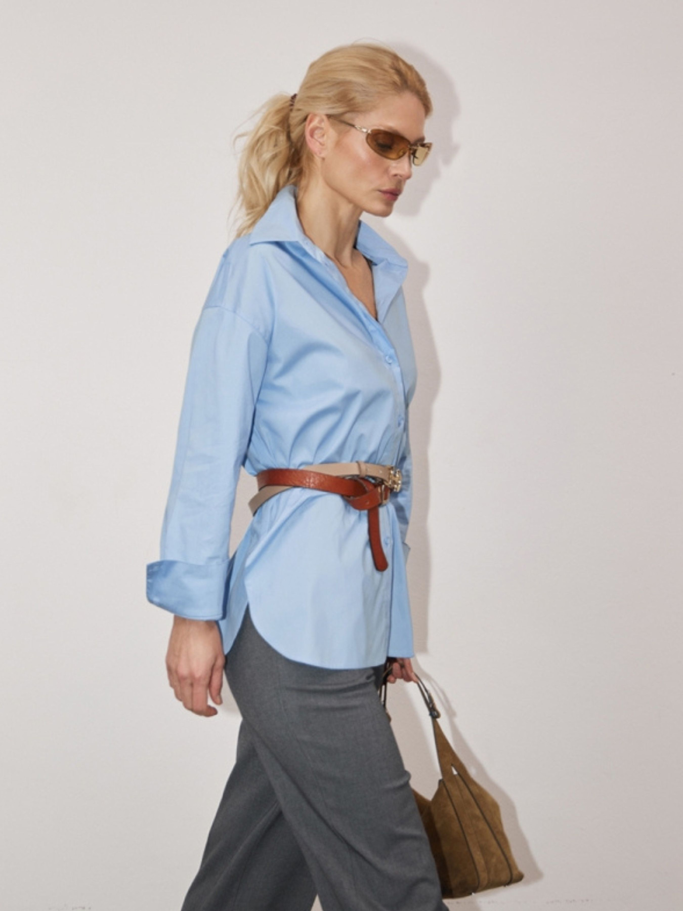 Рубашки TrikoBakh модель 3088-nebesnij Фото