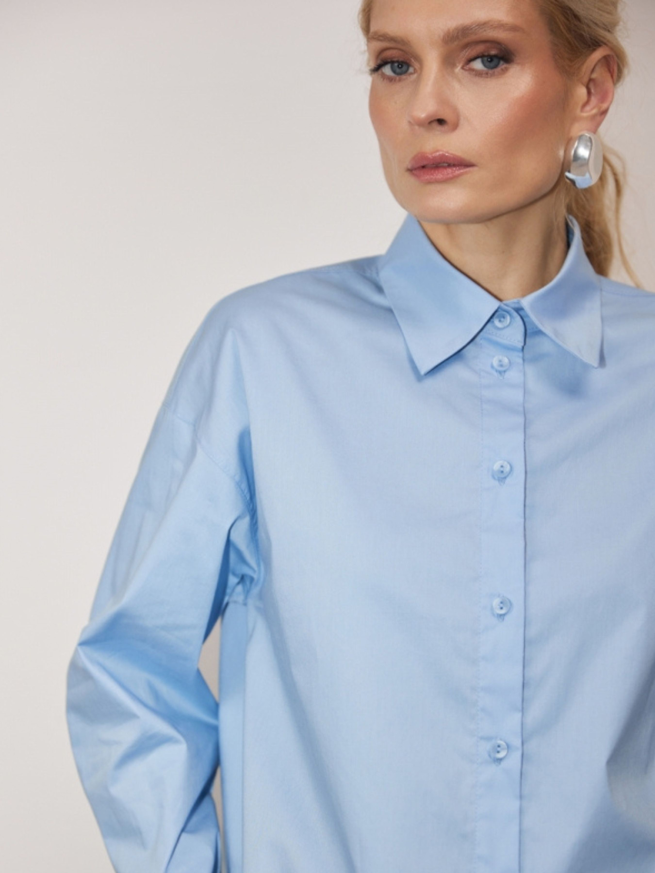 Рубашки TrikoBakh модель 3088-nebesnij Фото