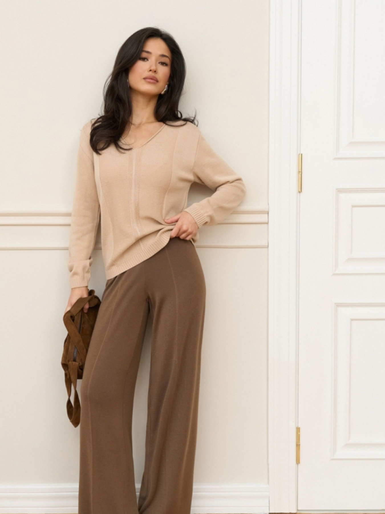 Свитры и кардиганы TrikoBakh модель 2912-kremovij Фото