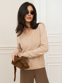 Свитры и кардиганы TrikoBakh модель 2912-kremovij Фото