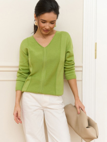 Свитры и кардиганы TrikoBakh модель 2912-salatovij Фото