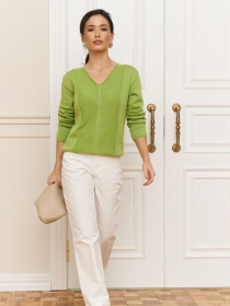 Свитры и кардиганы TrikoBakh модель 2912-salatovij Фото