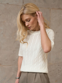 Свитры и кардиганы TrikoBakh модель 2944-moloko Фото