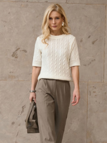 Свитры и кардиганы TrikoBakh модель 2944-moloko Фото