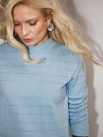 Свитры и кардиганы TrikoBakh модель 2920-nebesno-shokoladnij Фото