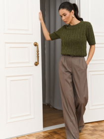 Свитры и кардиганы TrikoBakh модель 2921-olivka Фото